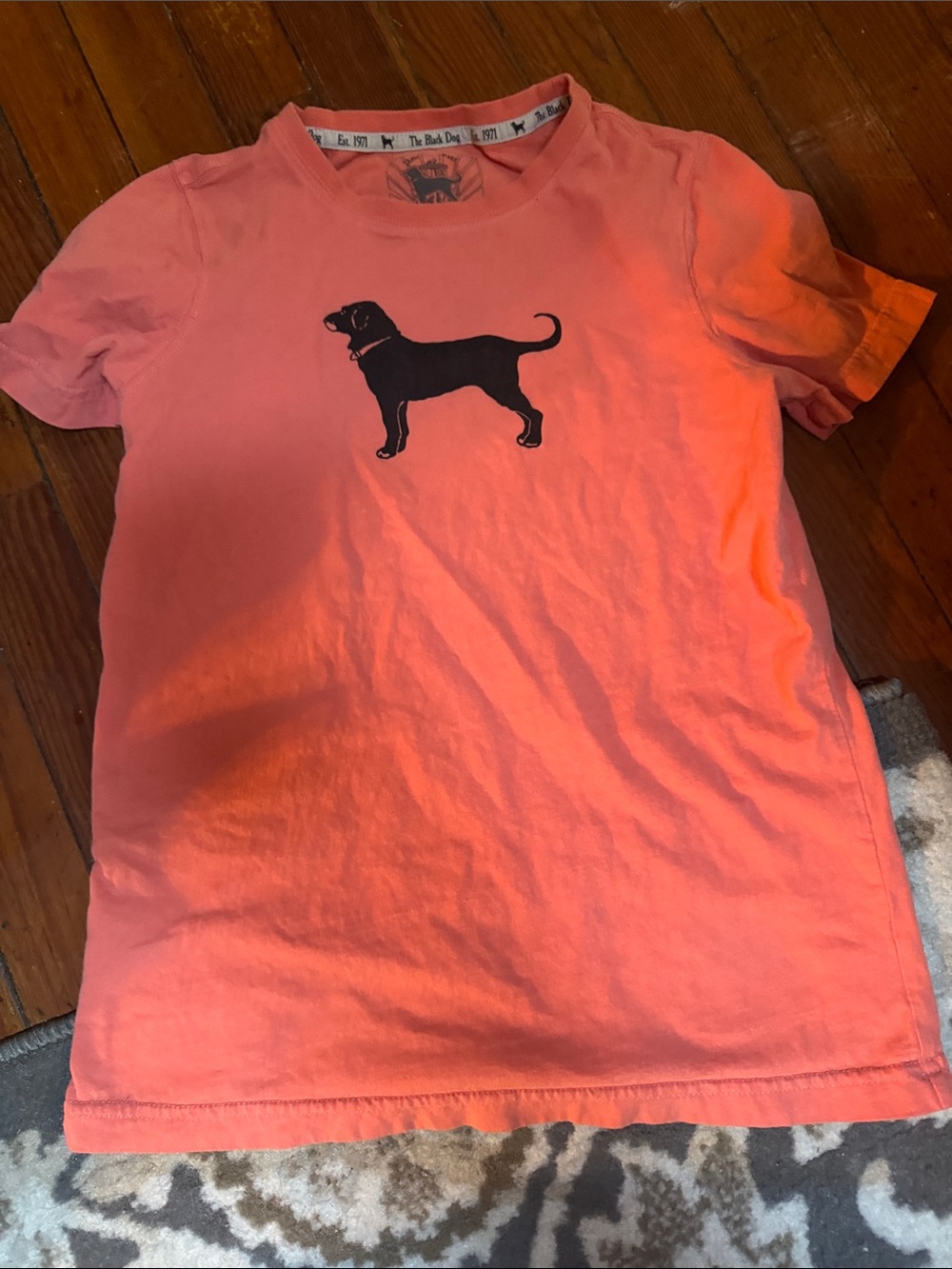 The Black Dog Coral Short-Sleeve Tee with Black Dog Graphic